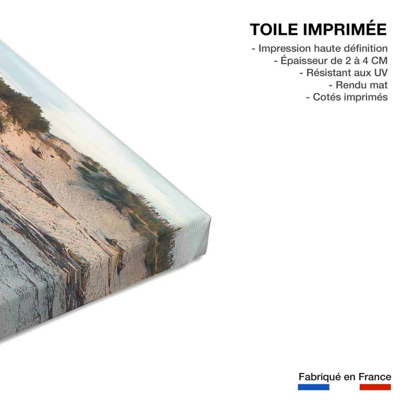 Tableau blockhaus art love Toile imprimée