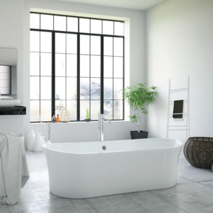 Toallero Escalera 6 Niveles Acero Blanco