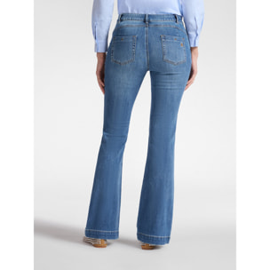 Elena Mirò - Jeans acampanados - Azul