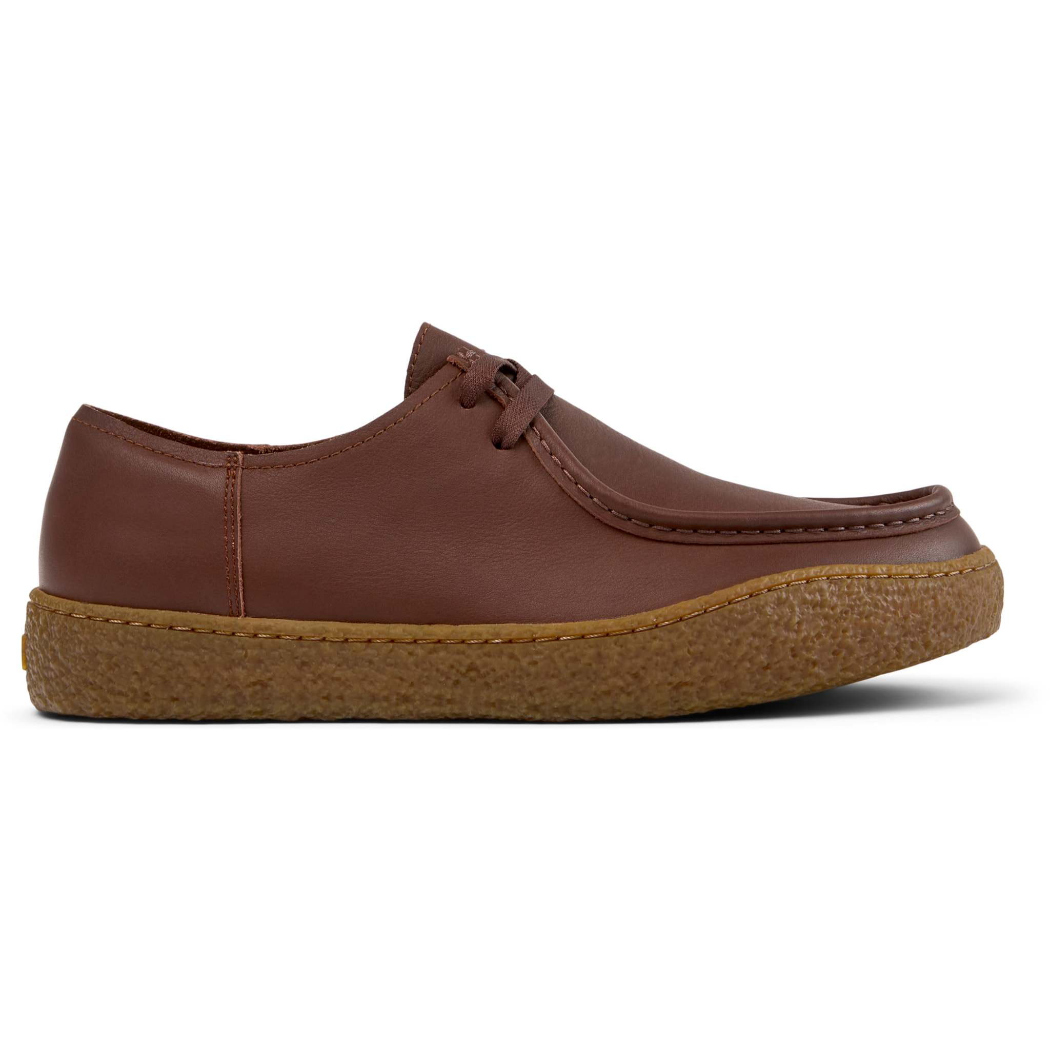 Zapatos de cordones - CAMPER Peu Terreno - Marron - Cuero liso