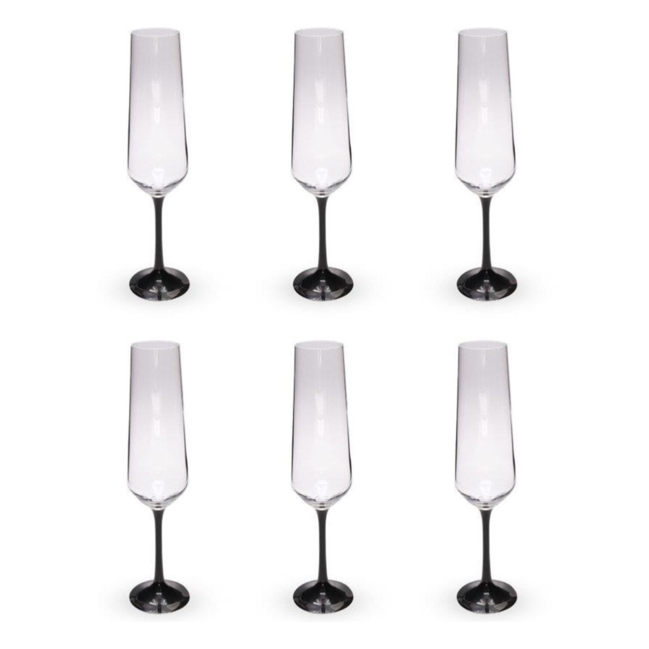 Set de 6 flûtes à champagne 200ml