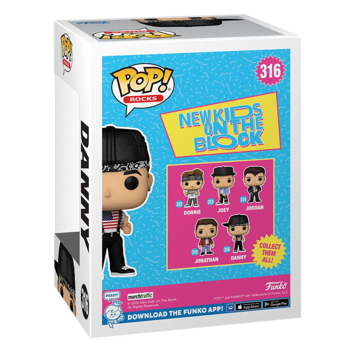 New Bambino On The Block Pop! Rocks Vinile Figura Danny 9 Cm Funko