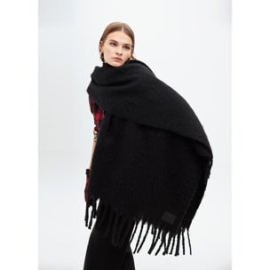 Mantella con Dettaglio di Frange