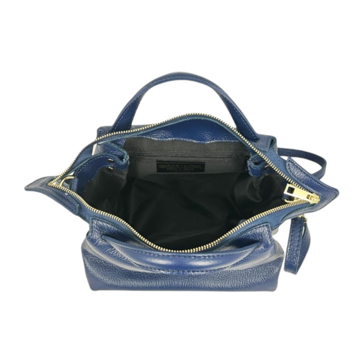 Borsa a mano Cheval Firenze Algedi Mini Blu Scuro