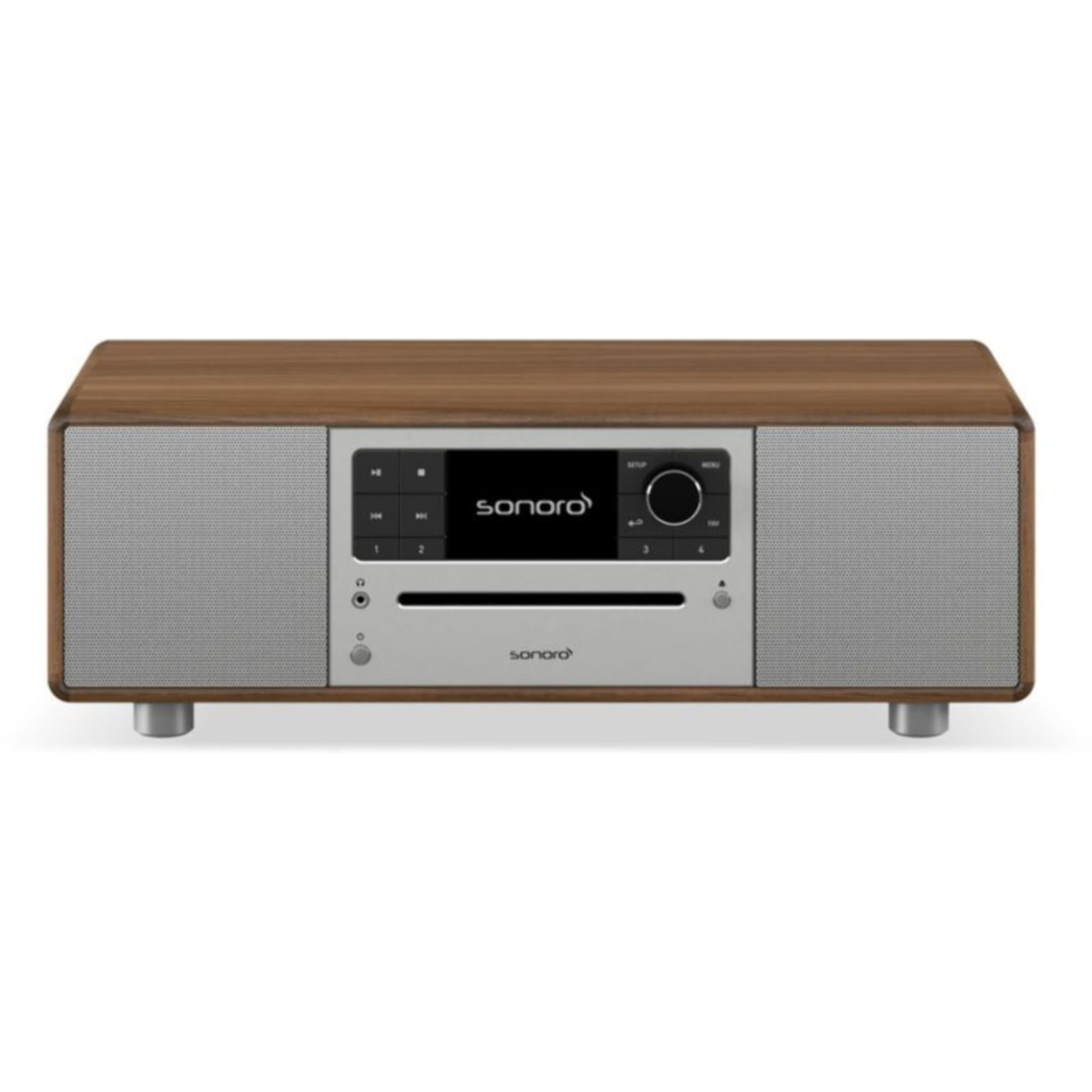 Chaîne HiFi SONORO PRESTIGE Noyer-Argent