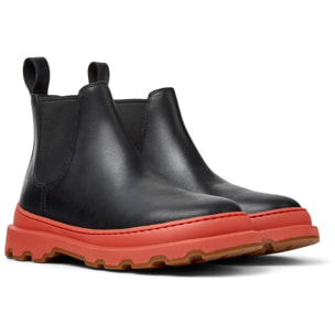 Botines - CAMPER Brutus+ - Negro - Cuero liso