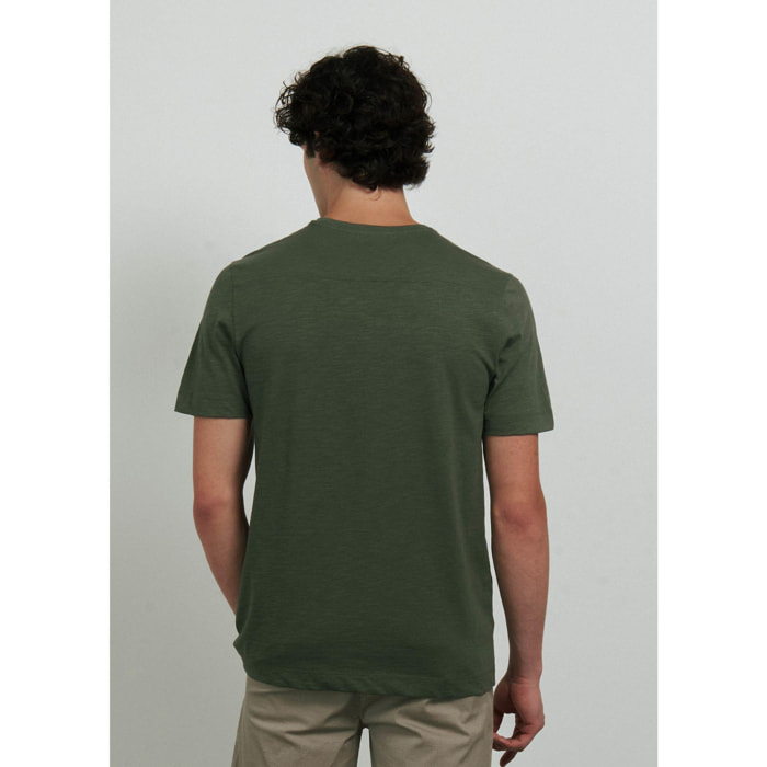 T-SHIRT VERDE MILITARE CONBIPEL