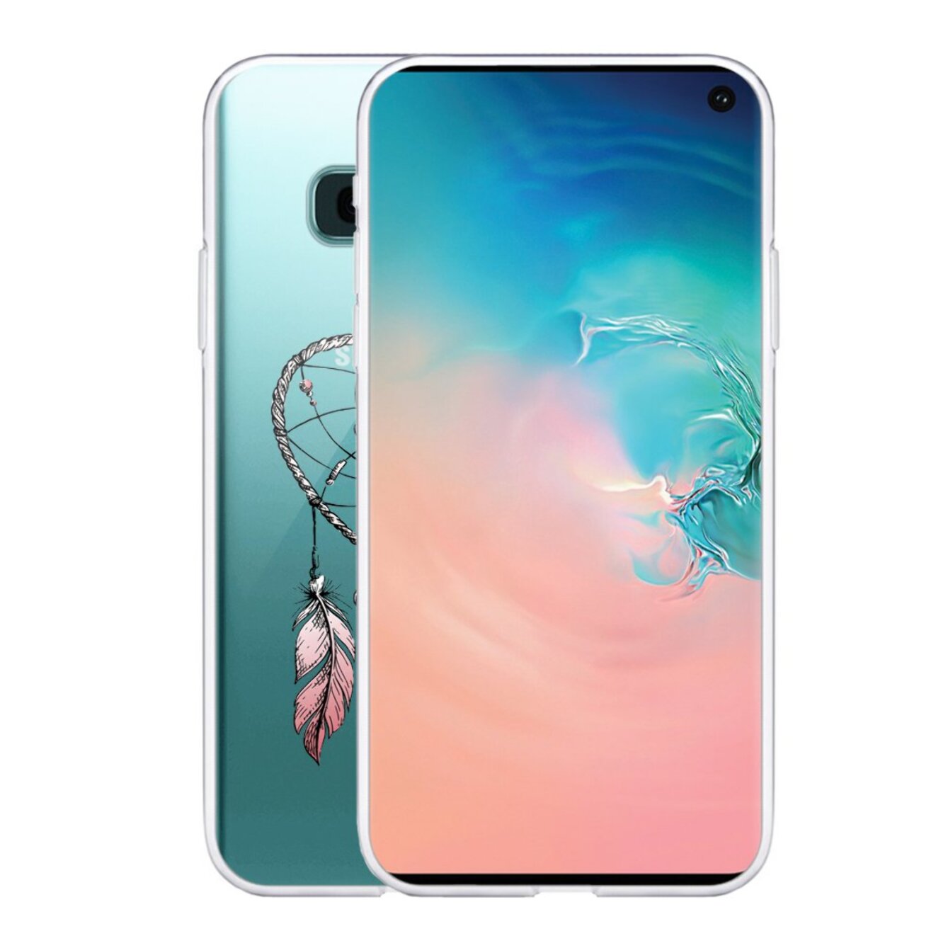 Coque Samsung Galaxy S10e 360 intégrale transparente Attrape coeur Tendance Evetane.