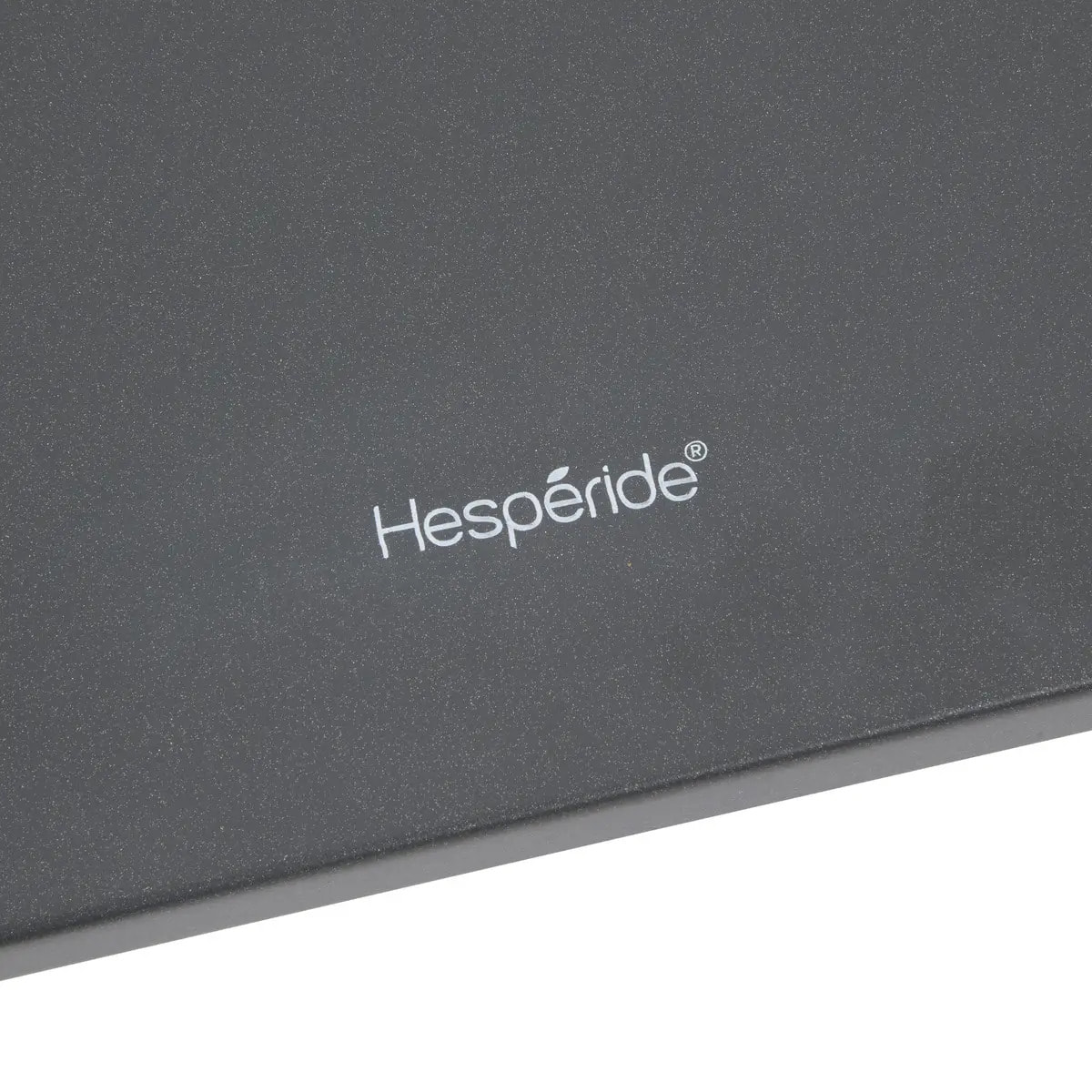 Salon de jardin "Paopao" graphite en acier traité en époxy 4 places