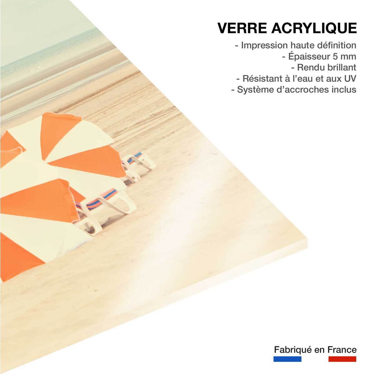 tableau sunny orange Tableau plexiglas