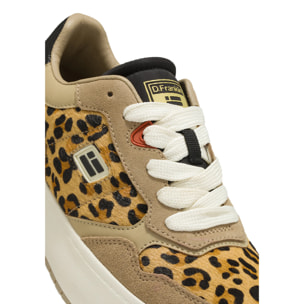 Zapatillas Deportivas de Mujer Court Flag Leopardo