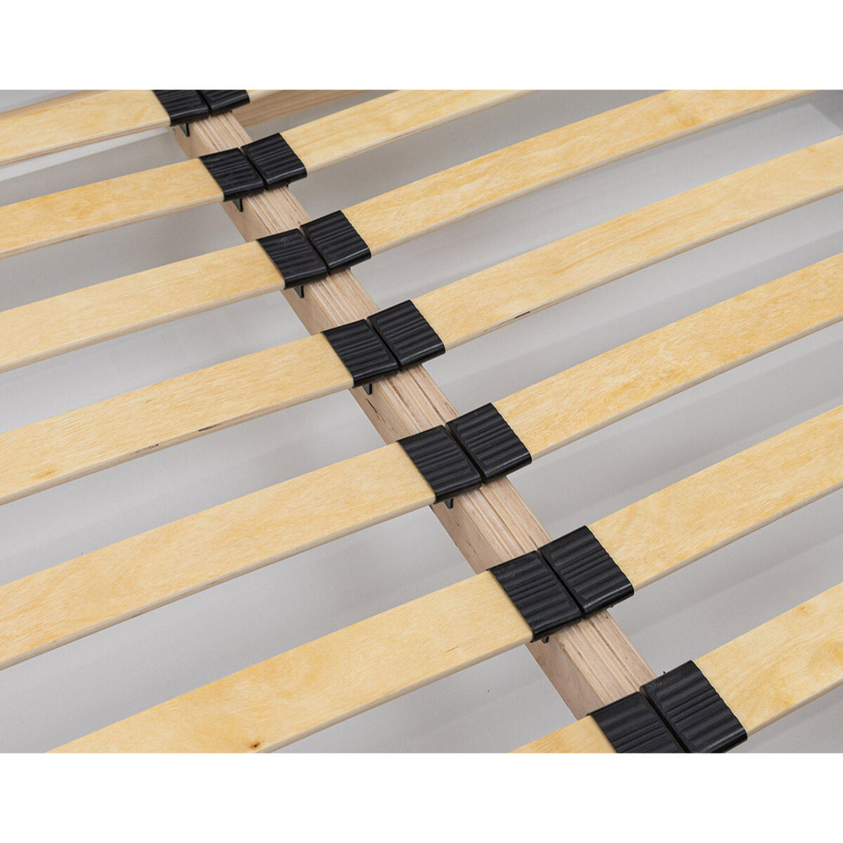 Noa - lit coffre - 140x200 cm - en velours - sommier inclus - Gris clair