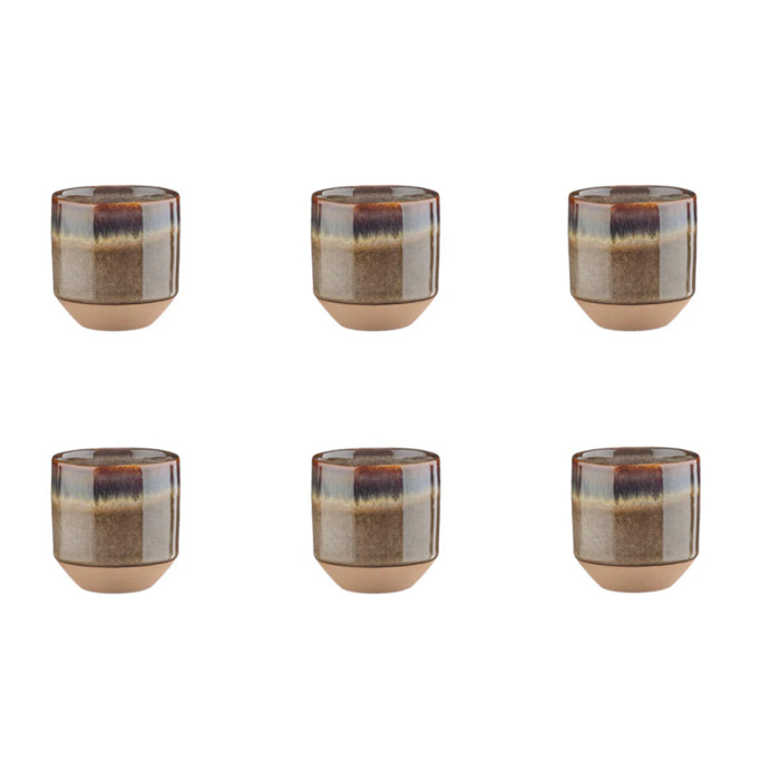 Tasse GENESIS 15cl - 6 pièces - Basalte