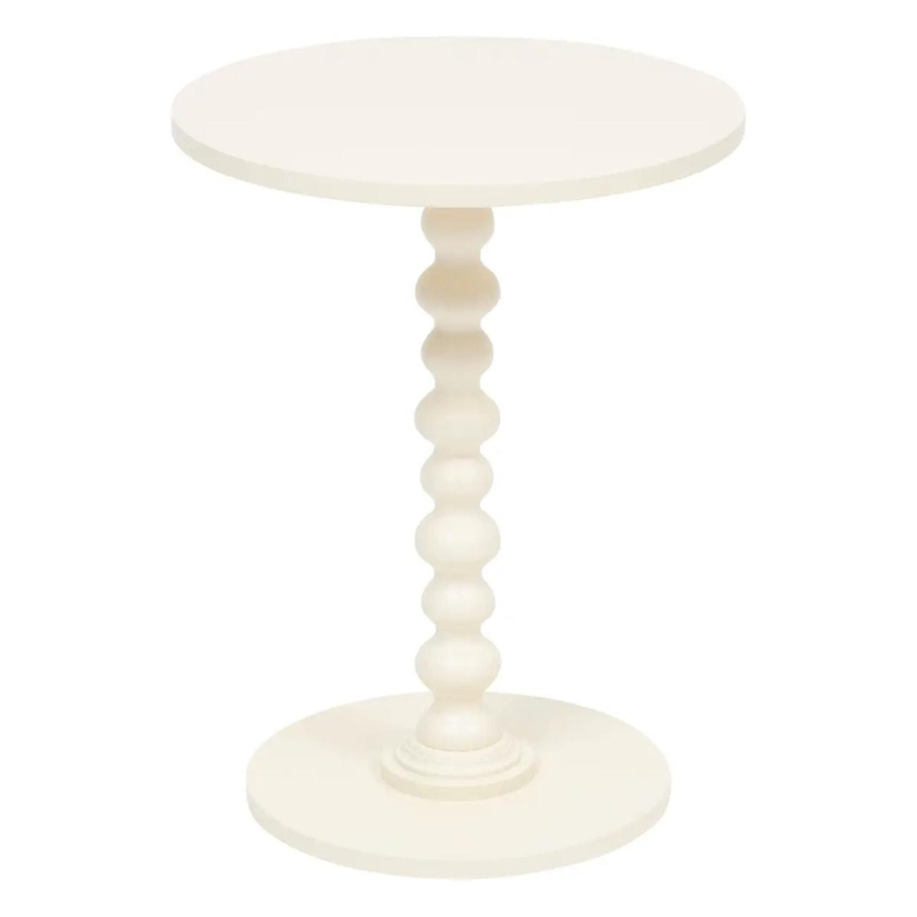 Table d’appoint "Alix" ivoire 50x38x38cm