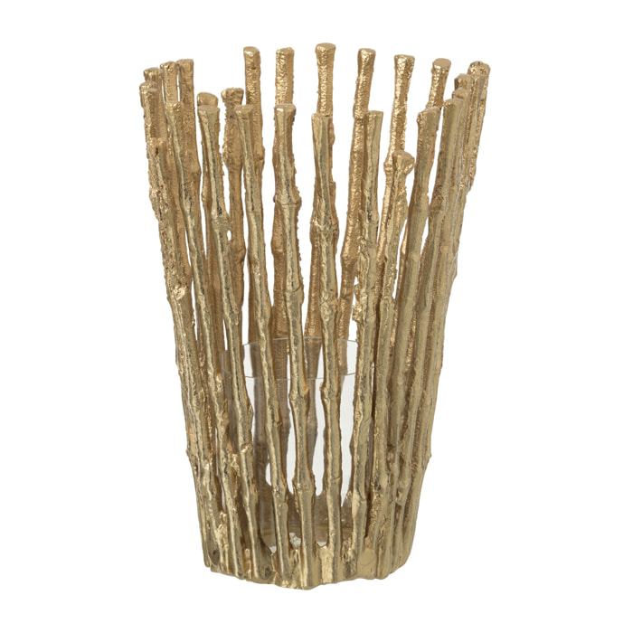 J-Line bougeoir - aluminium - or - large