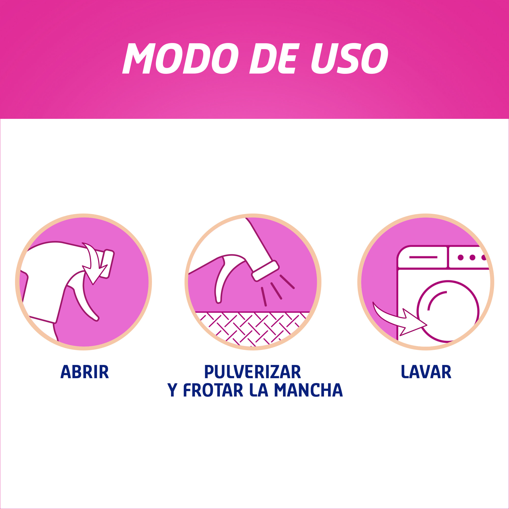 Vanish Oxi Action Quitamanchas ropa blanca, spray pretratante - pack 3 unidades x 750 ml