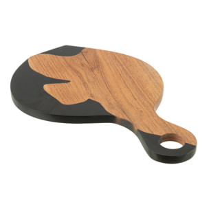 J-Line planche à découper Moderne - bois - naturel/noir