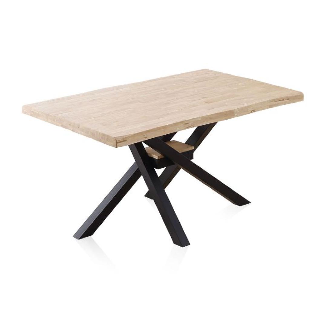 Mesa de comedor Xena Fit 150 Negro - Roble