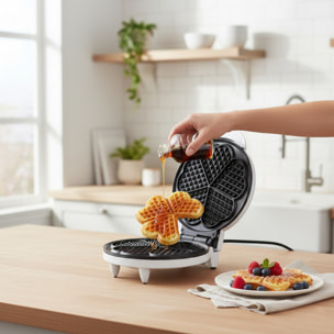 sweet hearts waffle maker, 850w