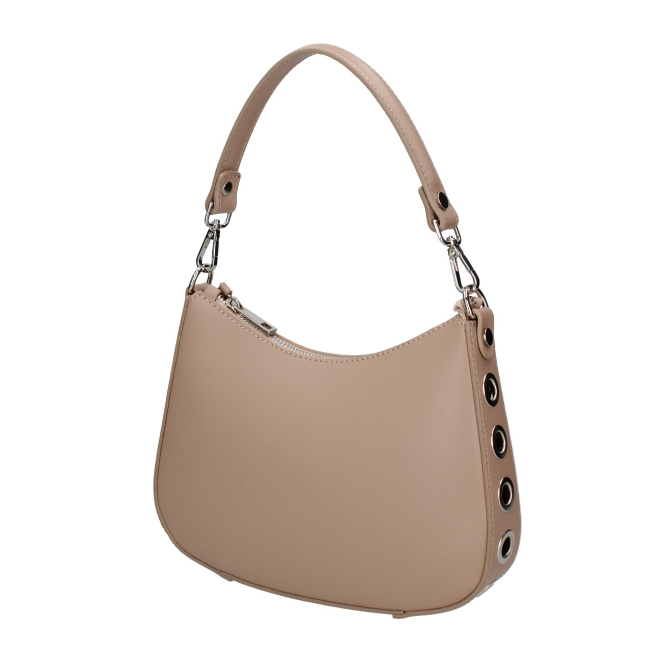 Borsa a spalla da donna - Modello False - 100% pelle ruga - 26.0 x 18.0 x 4.0 cm