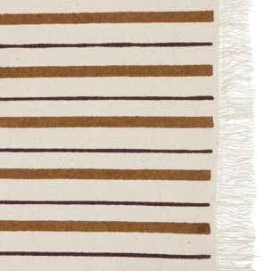 Nappe imprimée "Ray" 150x250cm beige