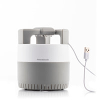 Lampada anti zanzare a suzione KL Silen - 5 W - grigio e bianco - Ø12 x 14 cm