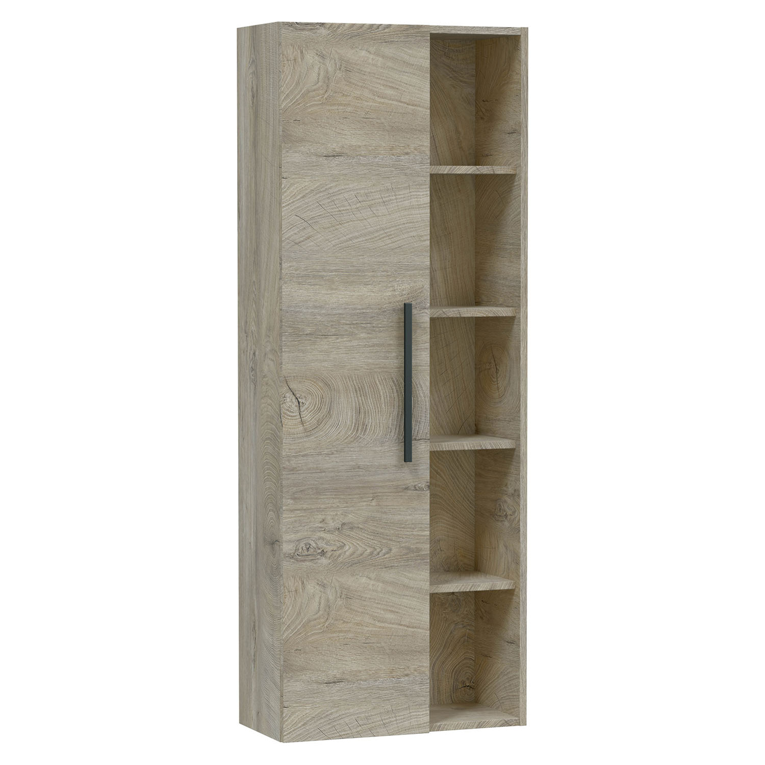 Columna de baño Alise 1p 5h color Alaska, 51 cm (ancho) x 25 cm (fondo) x 135 cm (alto)