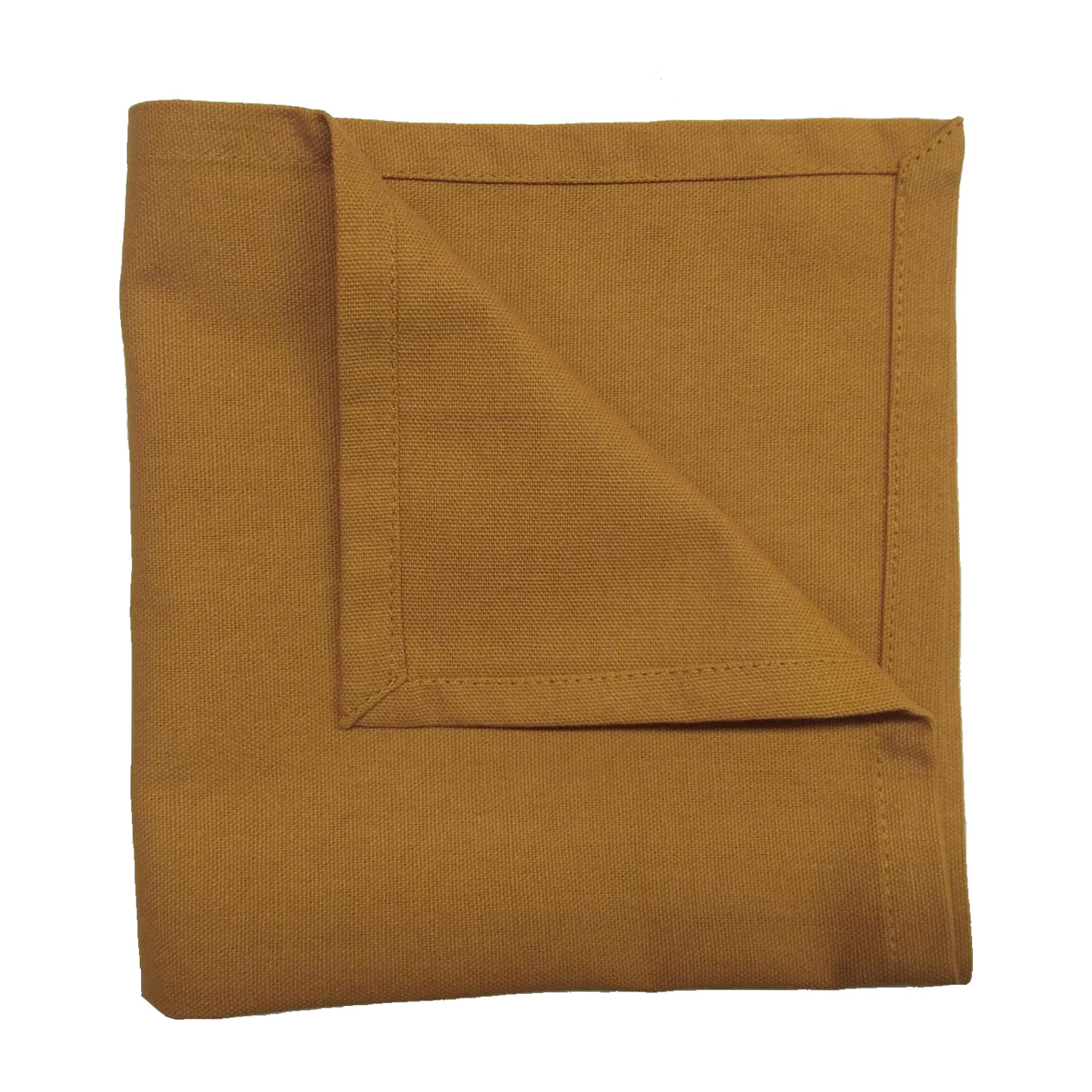 Serviette de table unie et colorée - Cuivre