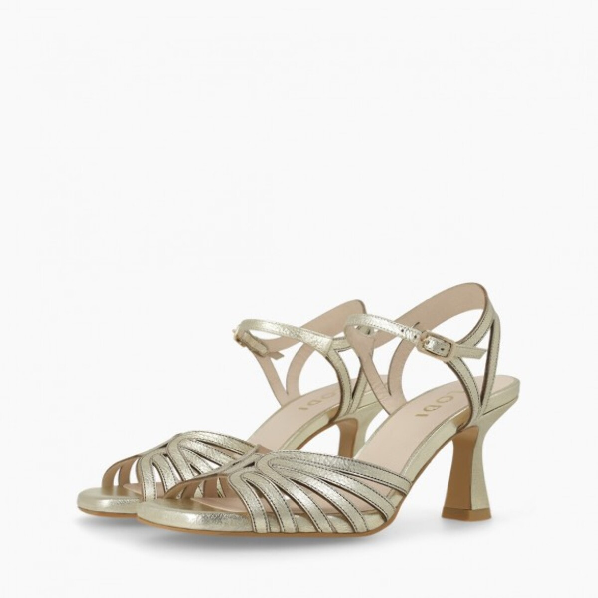 SANDALIAS DORADAS LUKEN