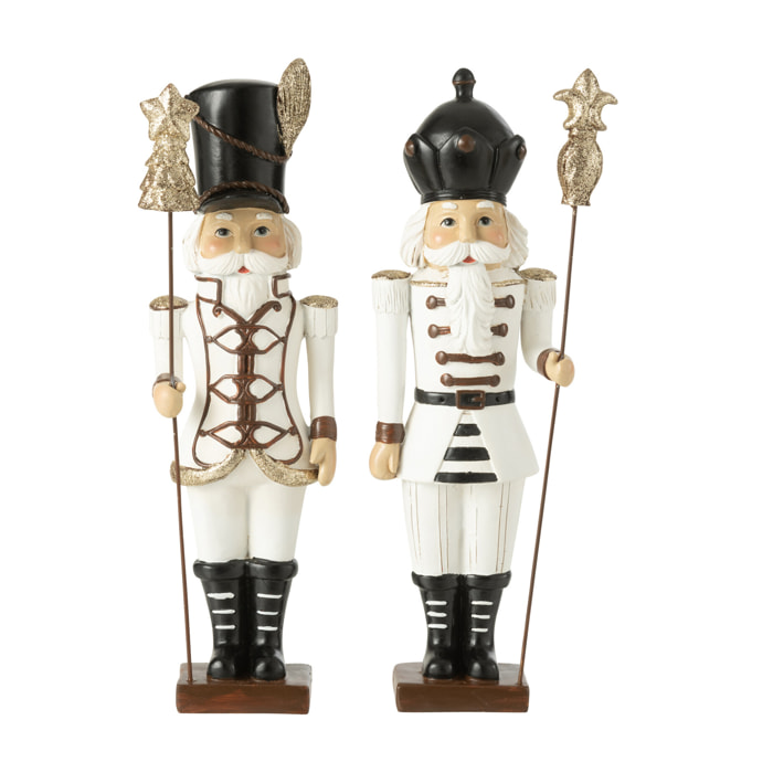 J-Line figurine Casse-Noisette - polyrésine - mix - large - 2 pièces