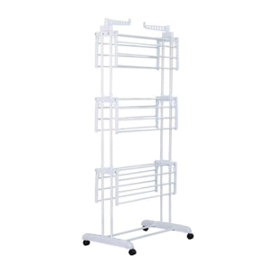 Séchoir multifonctions 20m d'étendage blanc Herzberg HG8034-WHT