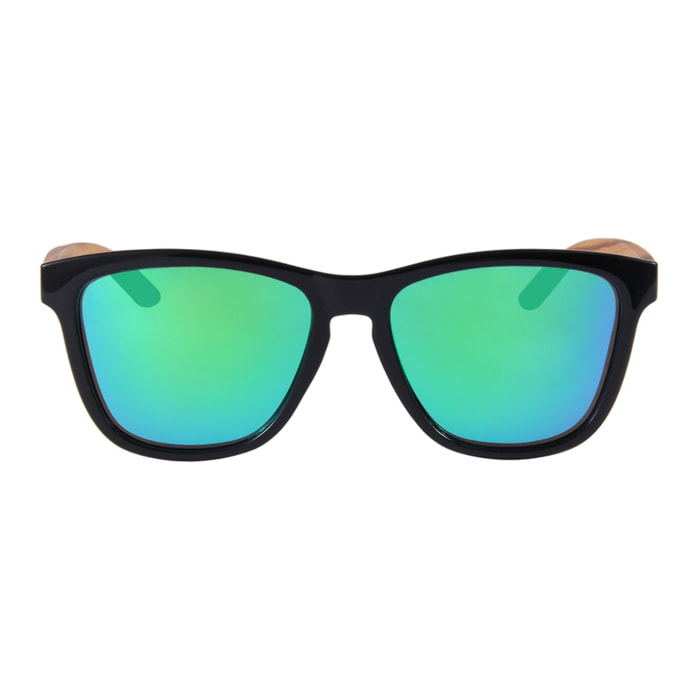 Gafas de Sol Fluor 1505M-1 Polarizadas de Madera Unisex 52 mm