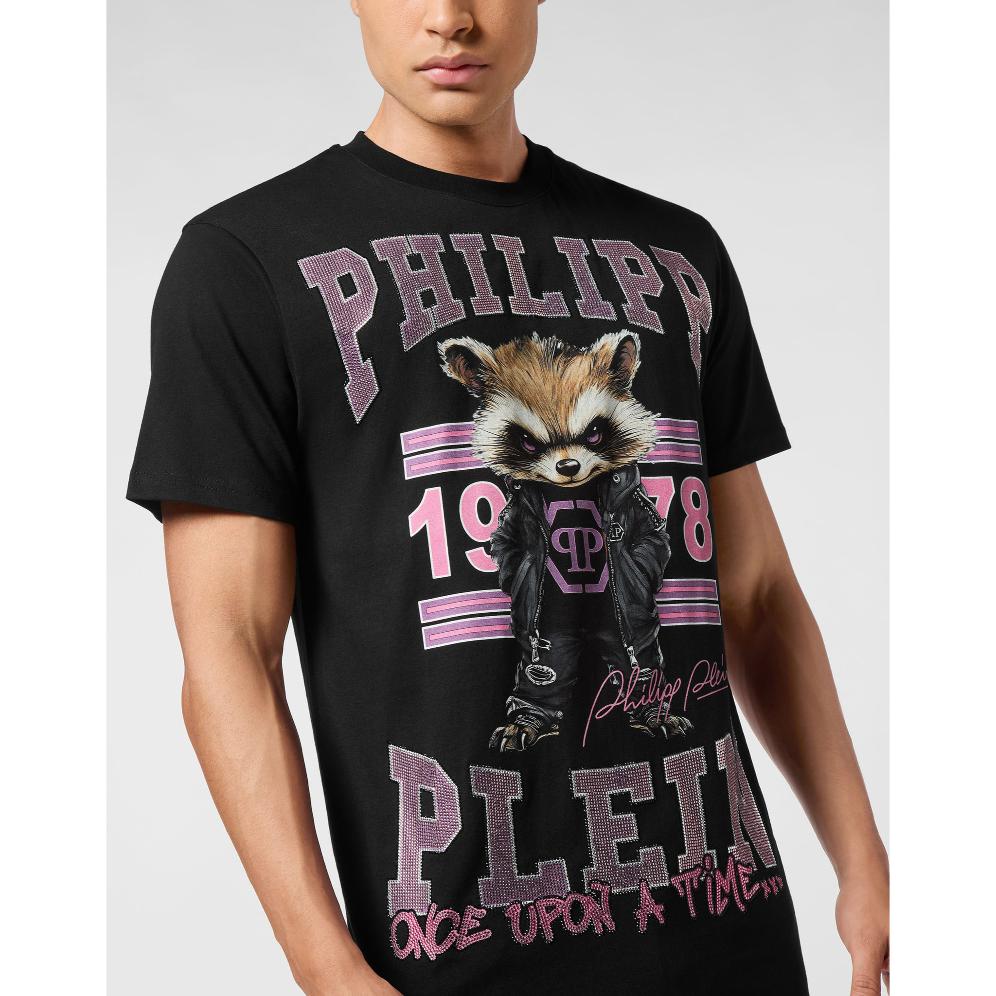 PHILIPP PLEIN T-Shirt Round Neck Ss COLLEGE