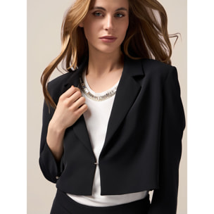 Oltre - Blazer cropped - Nero
