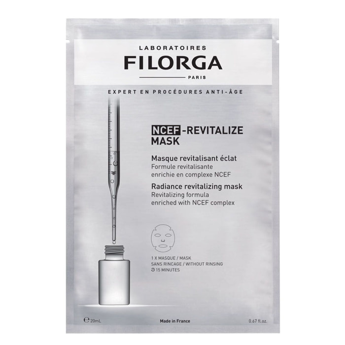 Filorga Ncef-Revitalize Mask - Masque revitalisant éclat enrichie en complexe NCEF 20ml