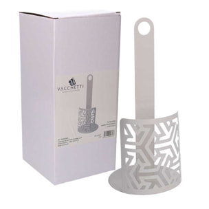 Portascottex in metallo frecce bianco tondo cm ø15h33