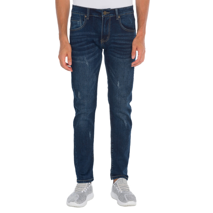 Jeans 5 bolsillos Hot Buttered Yungaburra azul