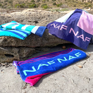 Serviette de plage en coton BIARRITZ 80x160 cm