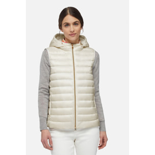 Chalecos Mujer de la marca GEOX  modelo D JAYSEN BLANCO