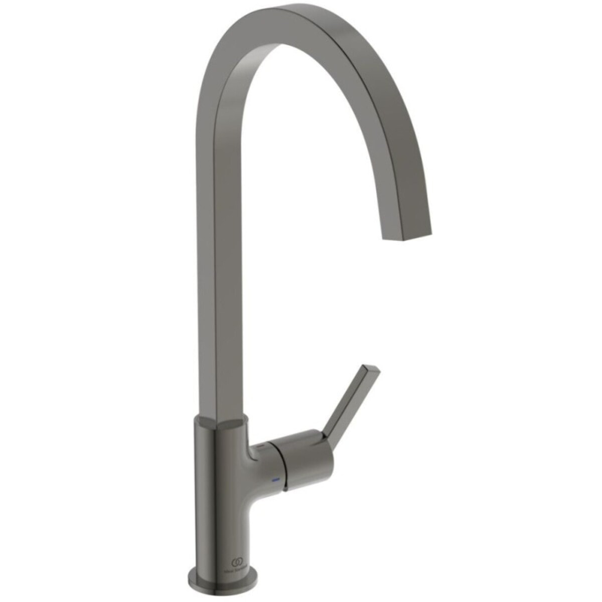 Robinet de cuisine IDEAL STANDARD Gusto carre gris magnetique