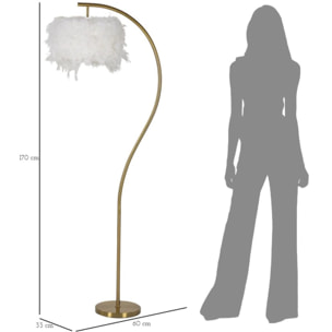 LAMPADA DA TERRA SEMI ARC CM 60X33X170