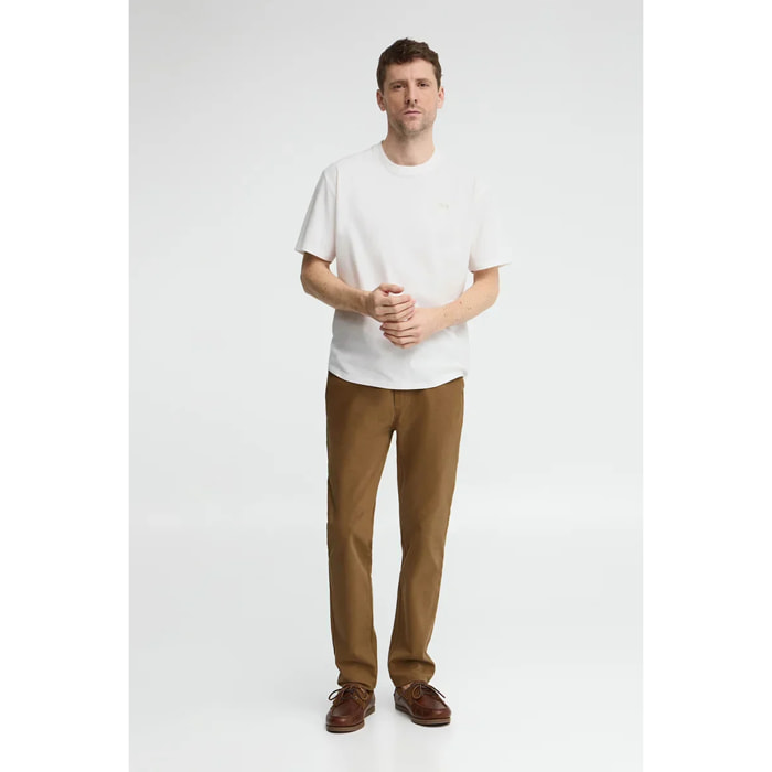 Camiseta blanca de corte holgado con parche Polo Club