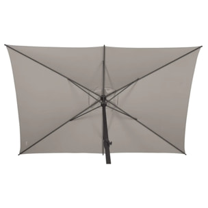 Parasol droit rectangulaire Loompa Taupe