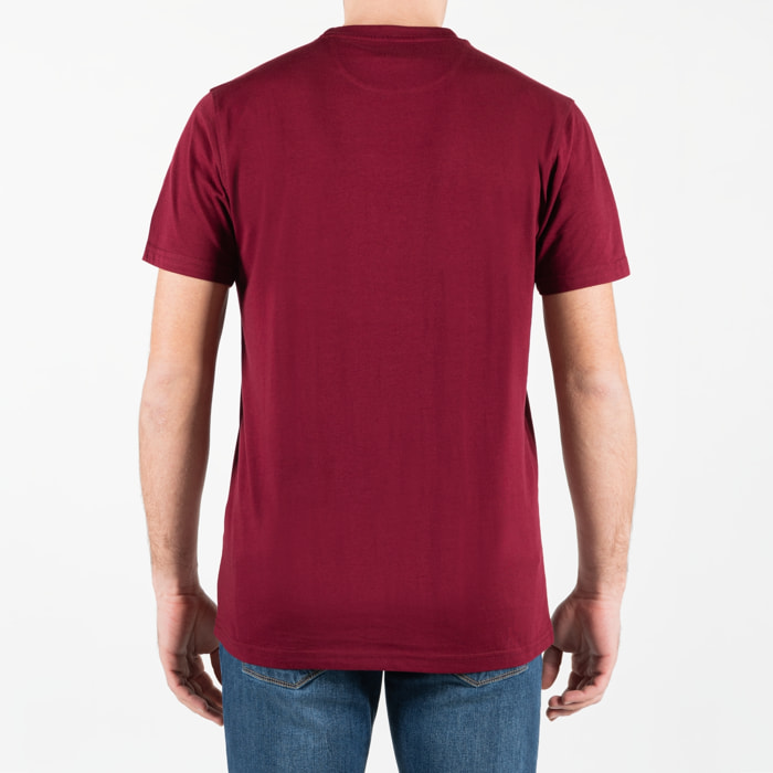 T-shirt in jersey con stampa centrale