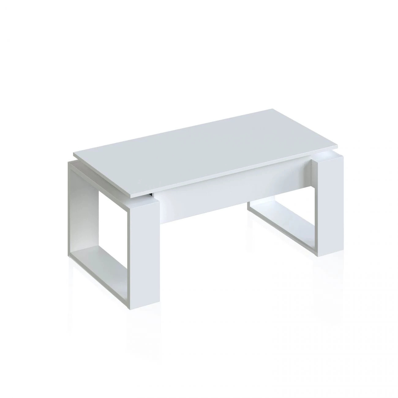 Mesa de centro elevable Neo Blanco Artik (Blanco Mate)