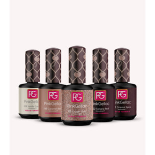 Set vernis semi-permanent - Uncovered7 - 5x 15 ml