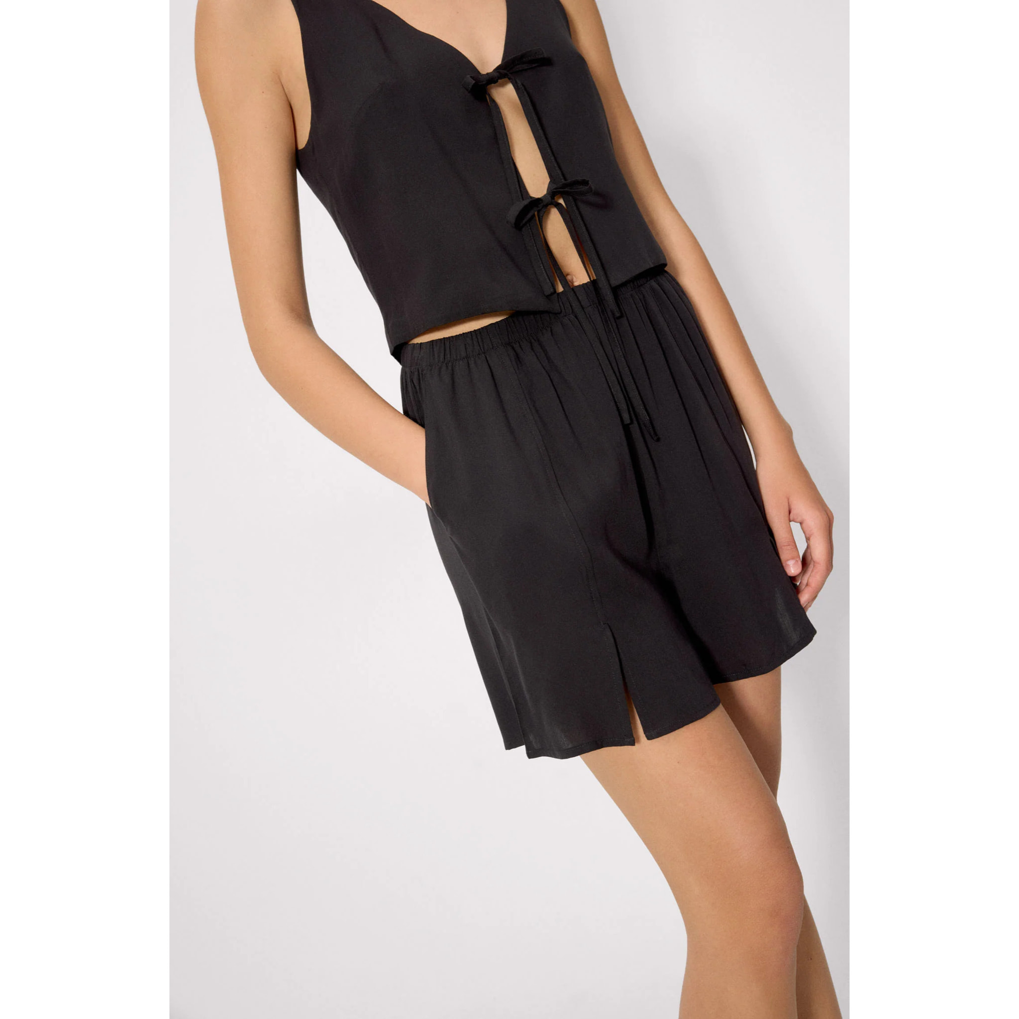 Pantaloni corti Nero
