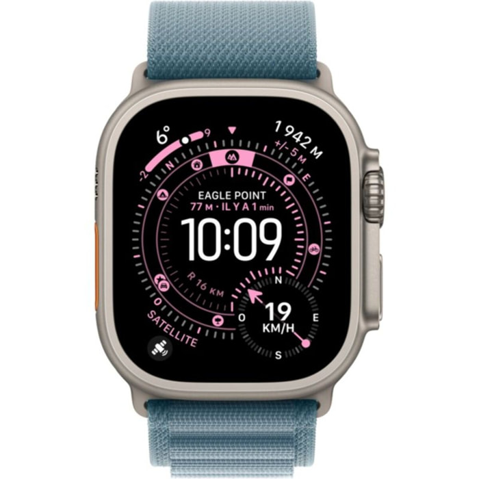 Montre connectée APPLE WATCH 49mm Tit Nat / Bleu Alp Ultra 3 M Cellul