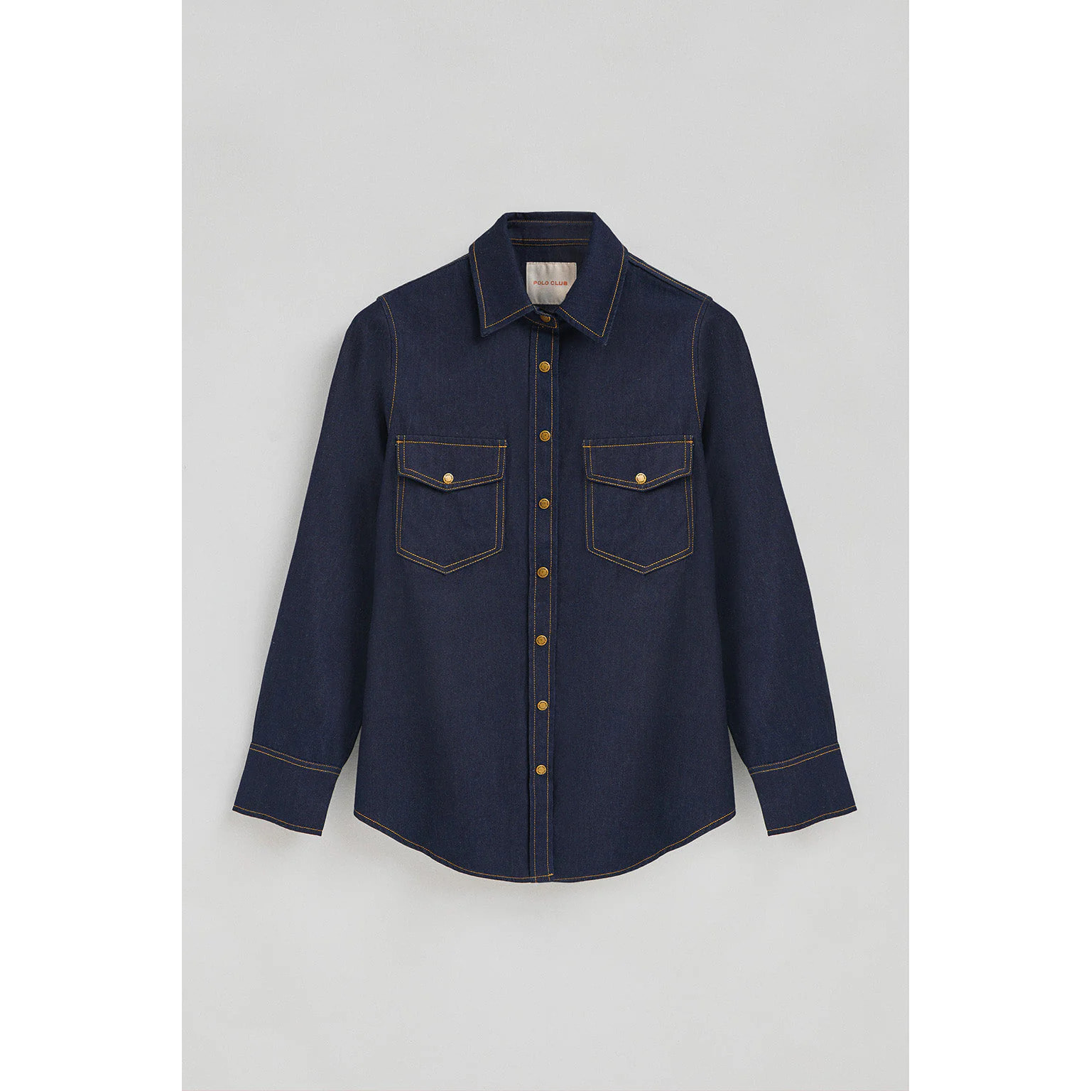 Camicia jeans blu relaxed fit