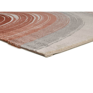 ASHLEY Alfombra geomÃ©trica en tonos caldera, varias medidas disponibles